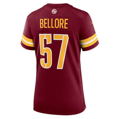 Nick Bellore Washington Commanders Women's Team Game Jersey - Burgundy Jerseys