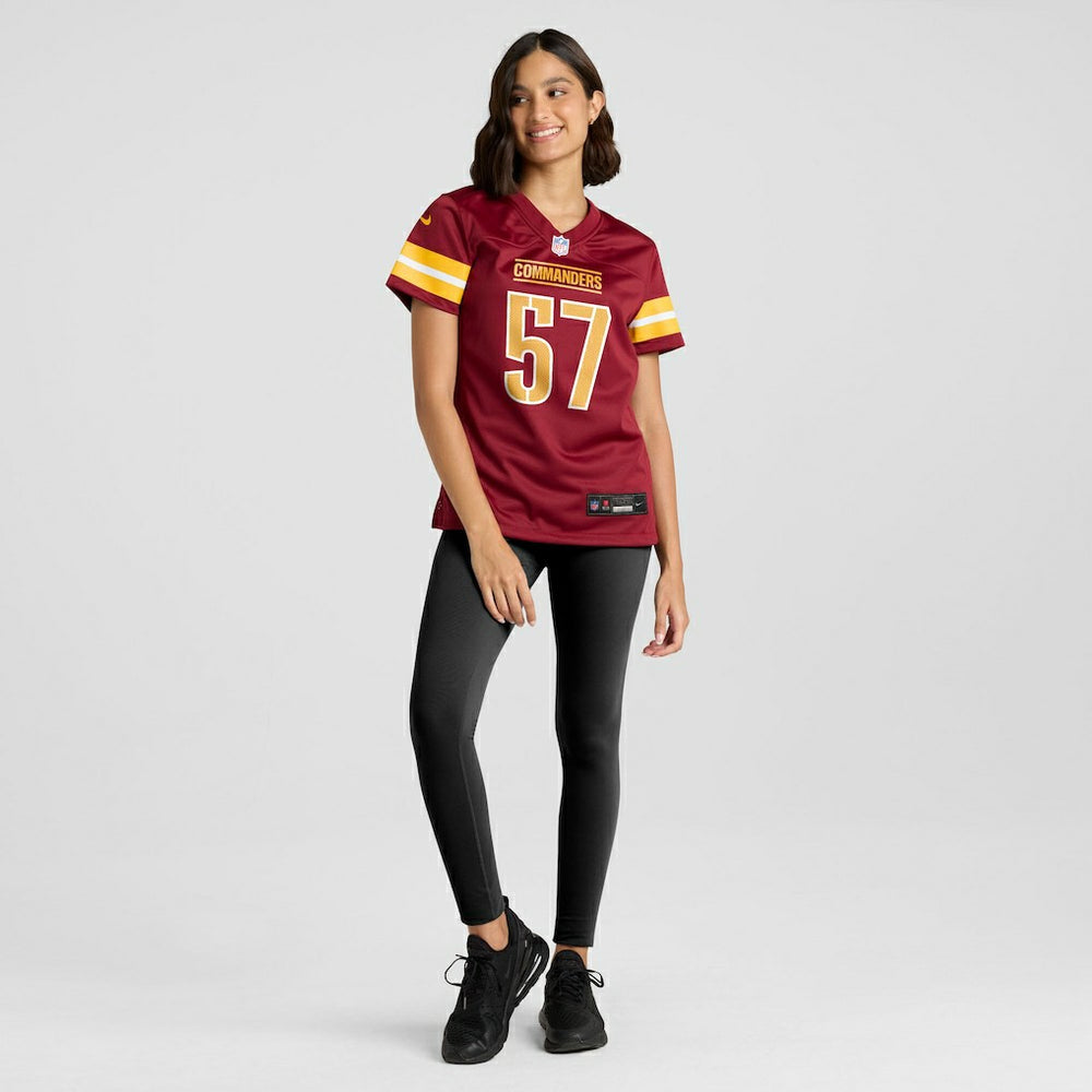 Nick Bellore Washington Commanders Women's Team Game Jersey - Burgundy Jerseys