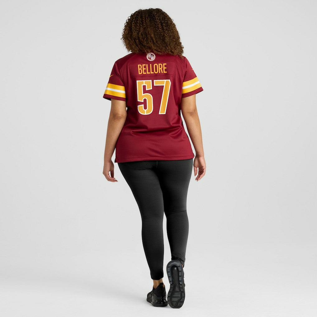 Nick Bellore Washington Commanders Women's Team Game Jersey - Burgundy Jerseys