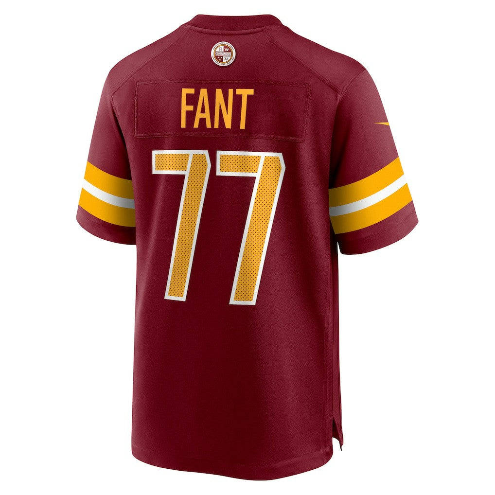 George Fant Washington Commanders Team Game Jersey - Burgundy Jerseys