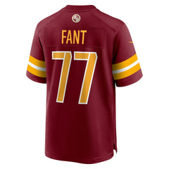 George Fant Washington Commanders Team Game Jersey - Burgundy Jerseys