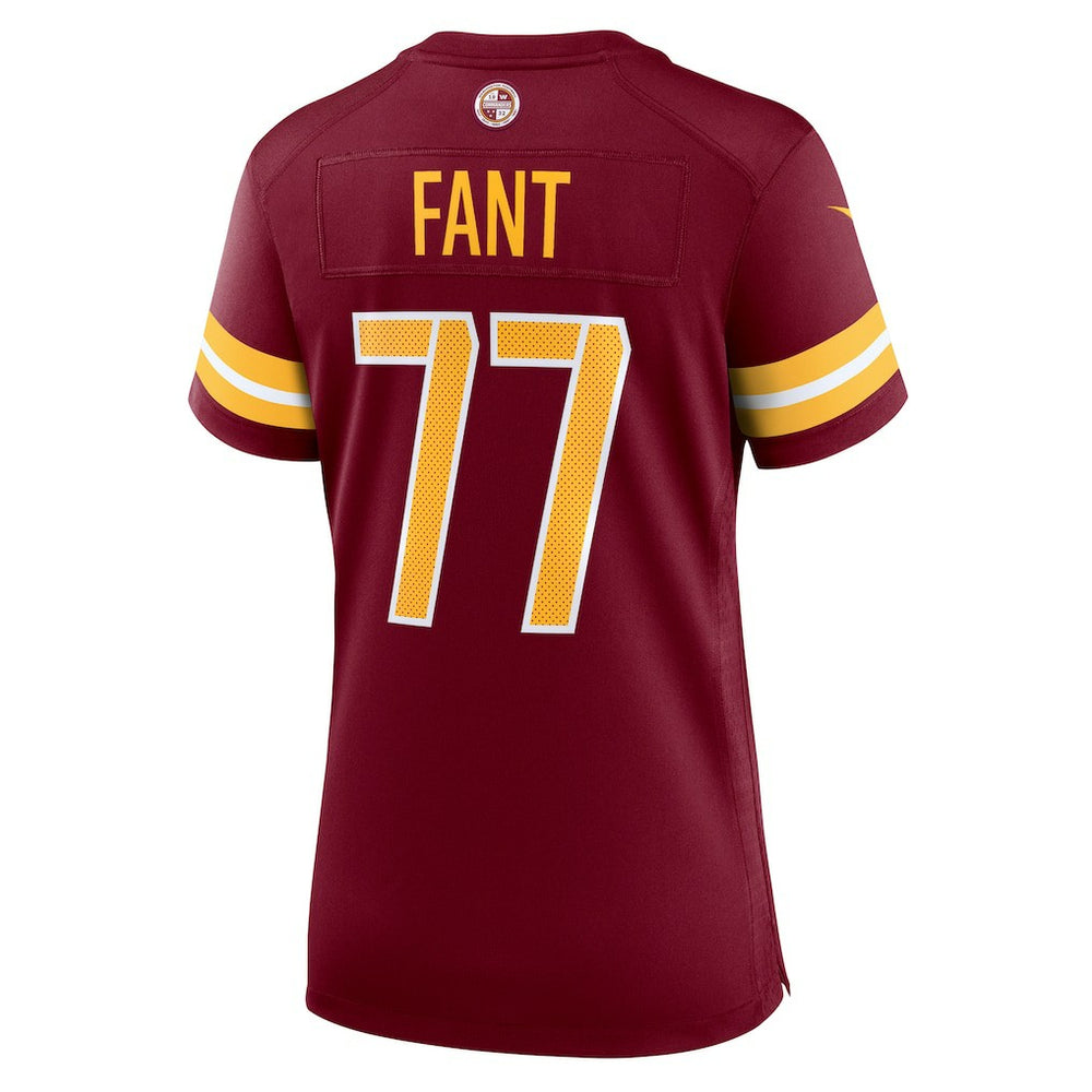 George Fant Washington Commanders Women's Team Game Jersey - Burgundy Jerseys