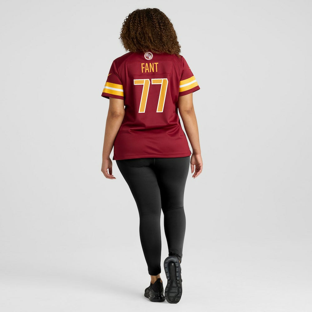 George Fant Washington Commanders Women's Team Game Jersey - Burgundy Jerseys