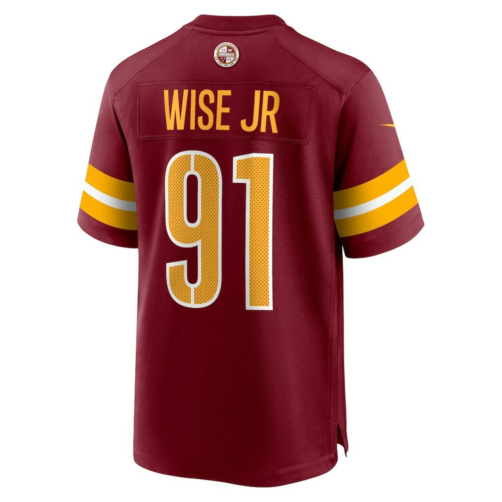 Deatrich Wise Jr. Washington Commanders Team Game Jersey - Burgundy Jerseys