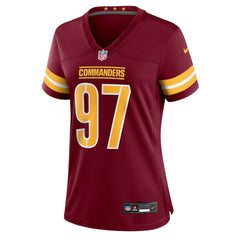 Eddie Goldman Washington Commanders Women's Team Game Jersey - Burgundy Jerseys