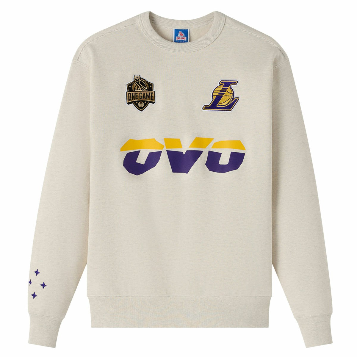 Los Angeles Lakers OVO x NBA Fleece Sweatshirt Natural