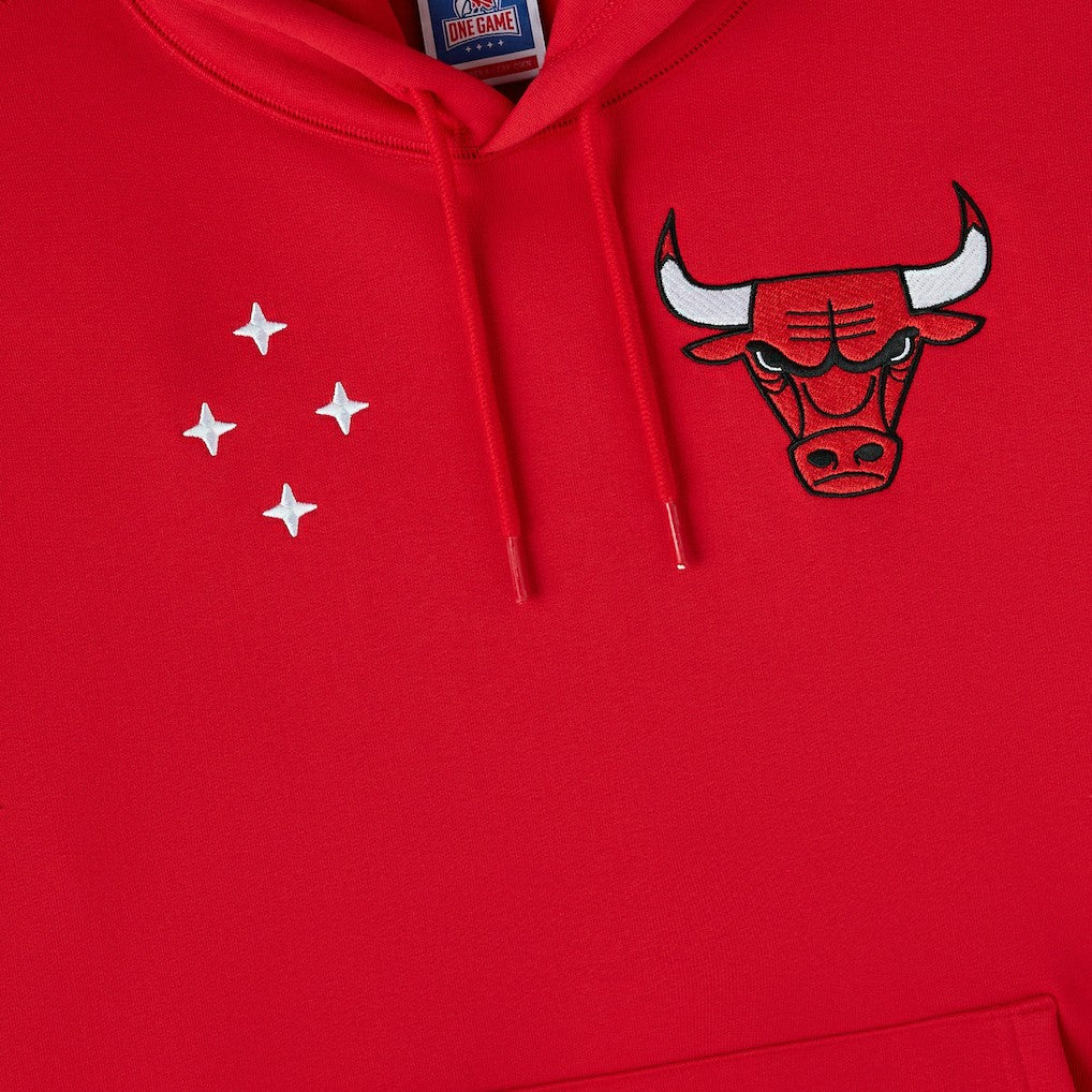 Chicago Bulls OVO x NBA Fleece Hoodie Red