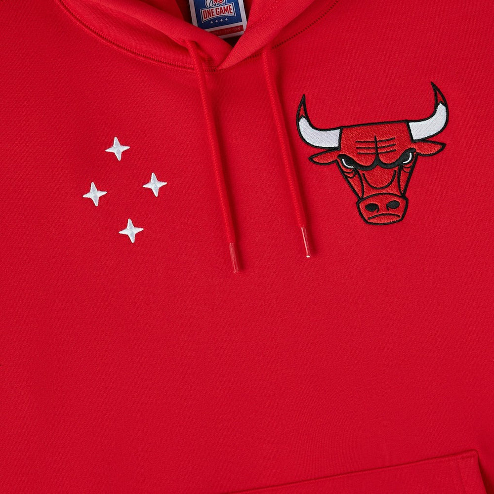 Chicago Bulls OVO x NBA Fleece Hoodie Red