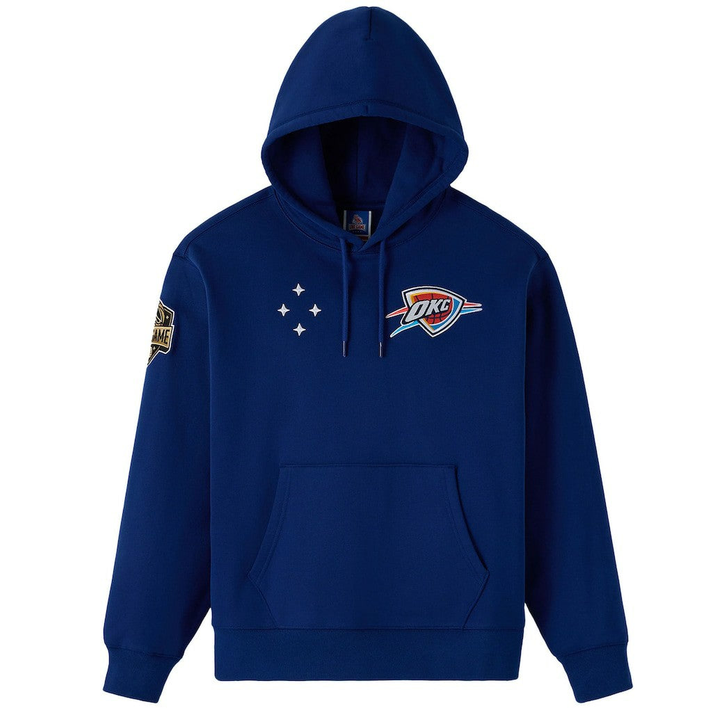 Oklahoma City Thunder OVO x NBA Fleece Hoodie Blue