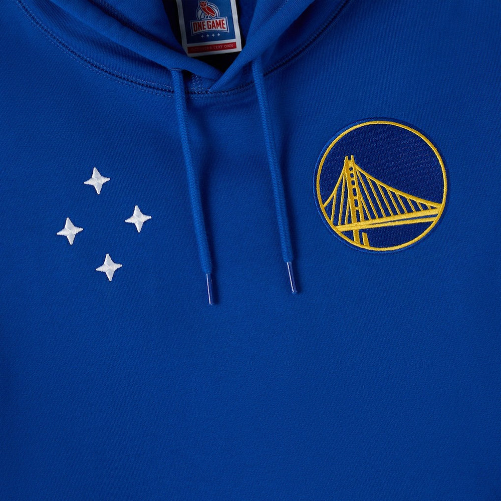 Golden State Warriors OVO x NBA Fleece Hoodie Royal