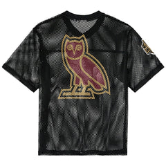Cleveland Cavaliers OVO x NBA Mesh Football Fashion Jersey Black