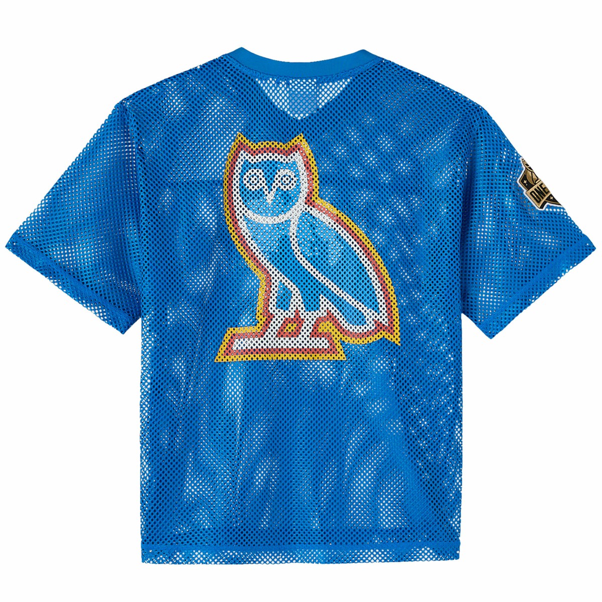 Oklahoma City Thunder OVO x NBA Mesh Football Fashion Jersey Blue