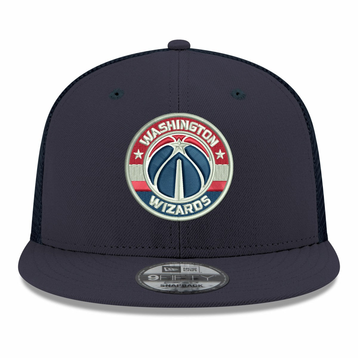 Washington Wizards Core Logo Meshback 9FIFTY Snapback Hat Navy - New Era