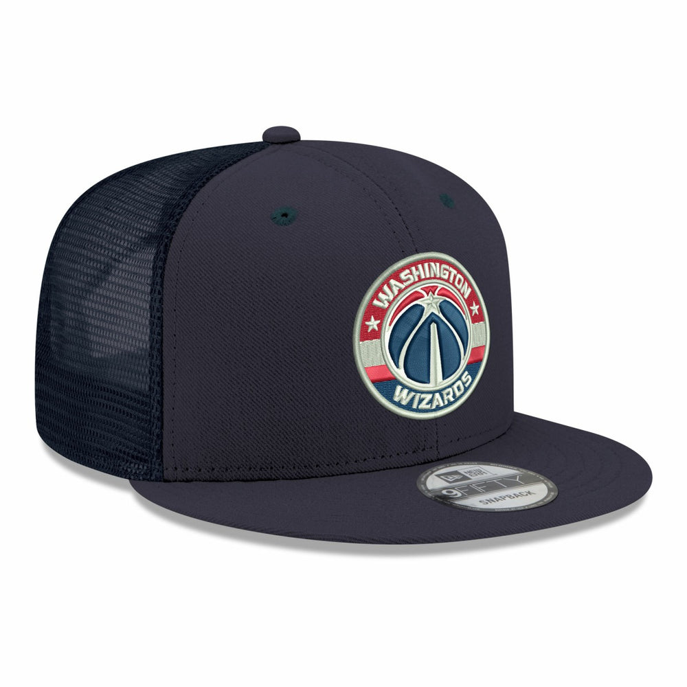 Washington Wizards Core Logo Meshback 9FIFTY Snapback Hat Navy - New Era