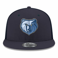 Memphis Grizzlies Core Logo Meshback 9FIFTY Snapback Hat Navy - New Era