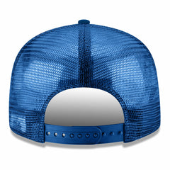 New York Knicks Core Logo Meshback 9FIFTY Snapback Hat Blue - New Era