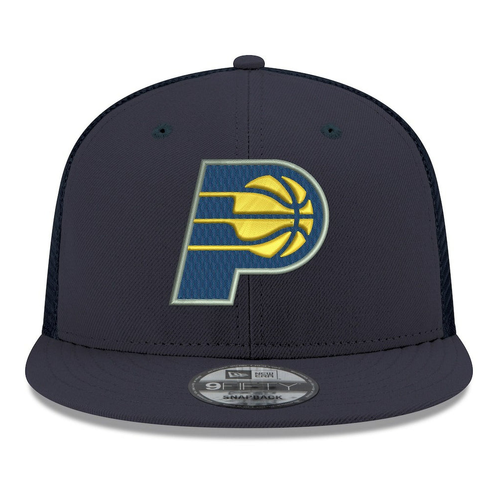 Indiana Pacers Core Logo Meshback 9FIFTY Snapback Hat Navy - New Era