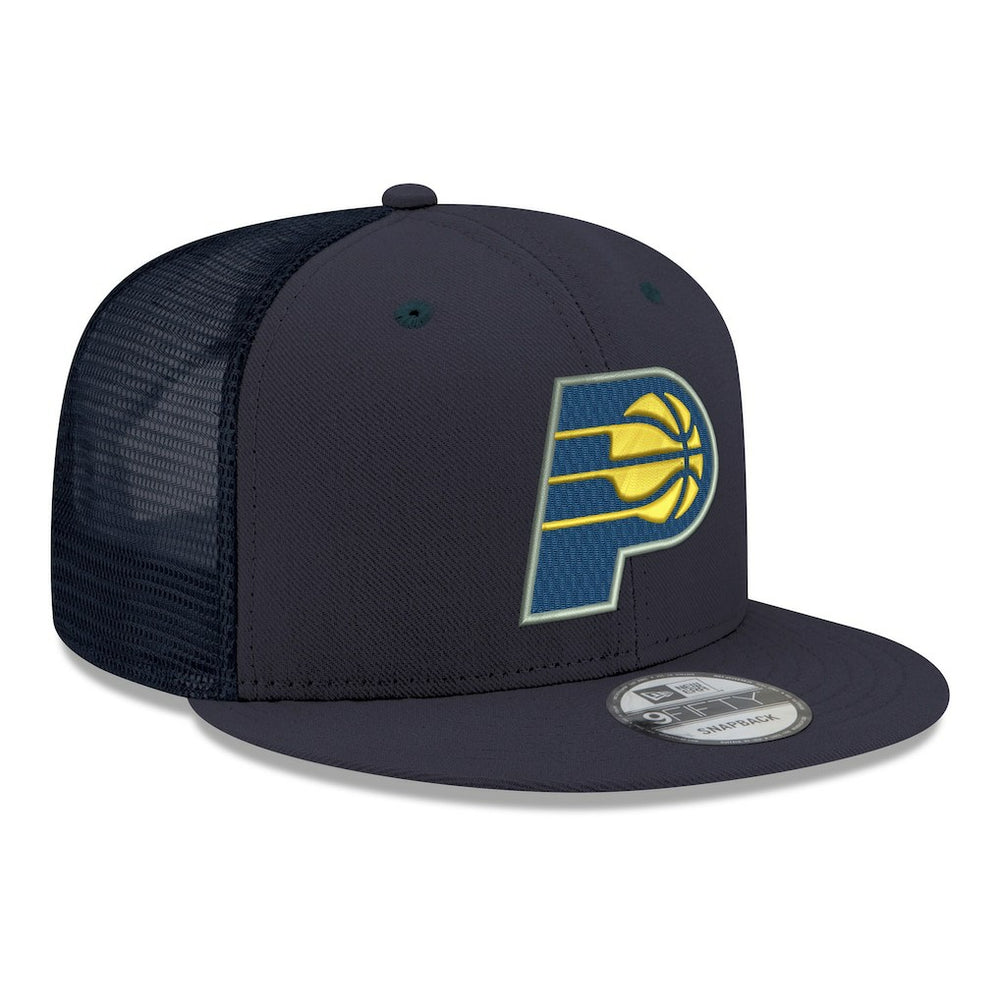 Indiana Pacers Core Logo Meshback 9FIFTY Snapback Hat Navy - New Era