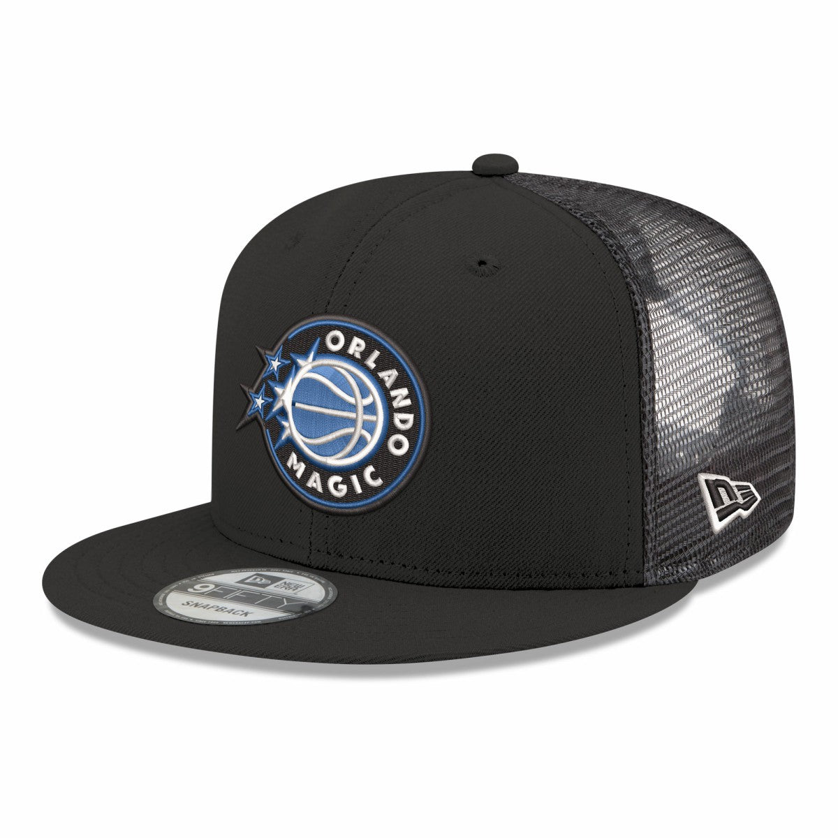 Orlando Magic Core Logo Meshback 9FIFTY Snapback Hat Black - New Era
