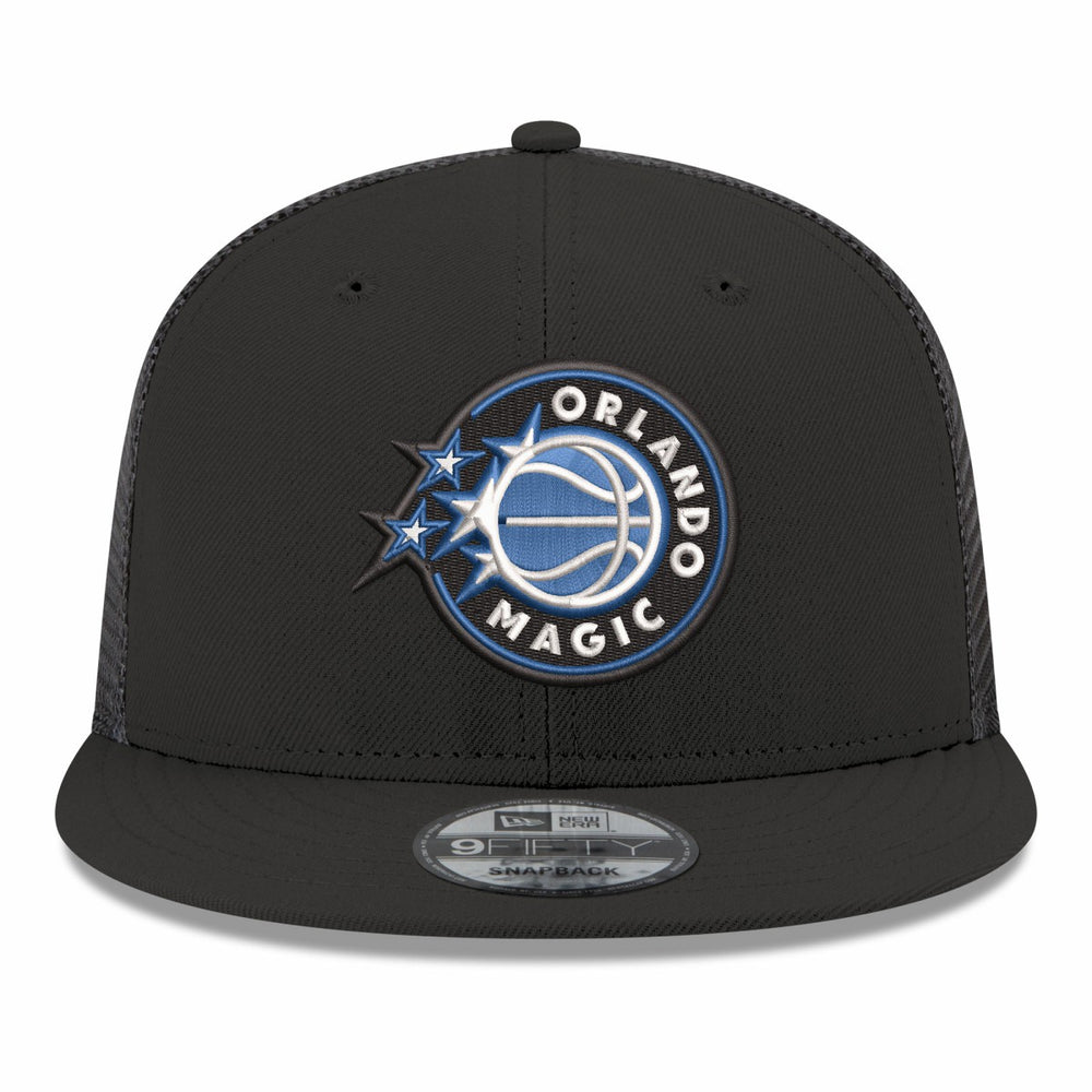 Orlando Magic Core Logo Meshback 9FIFTY Snapback Hat Black - New Era