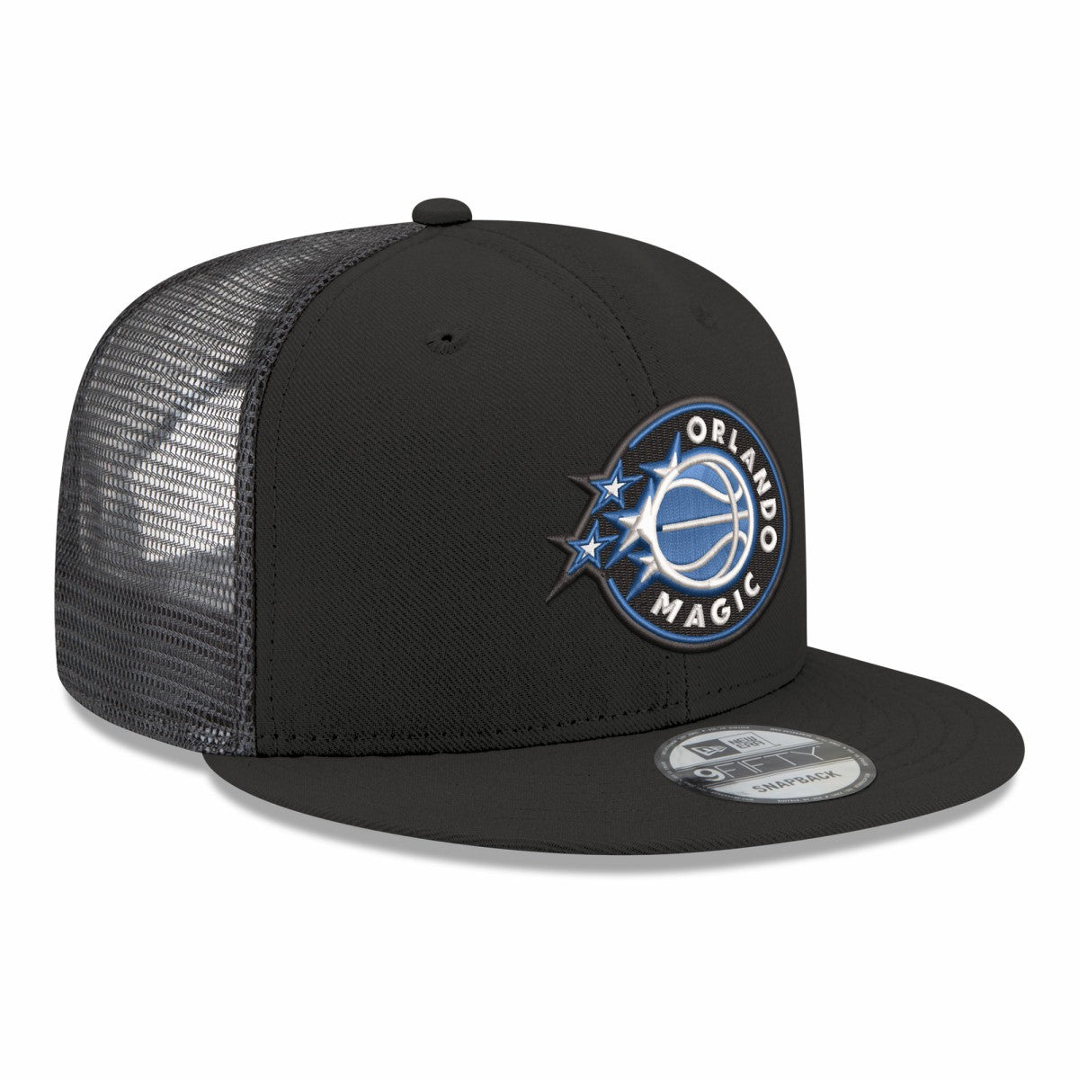 Orlando Magic Core Logo Meshback 9FIFTY Snapback Hat Black - New Era