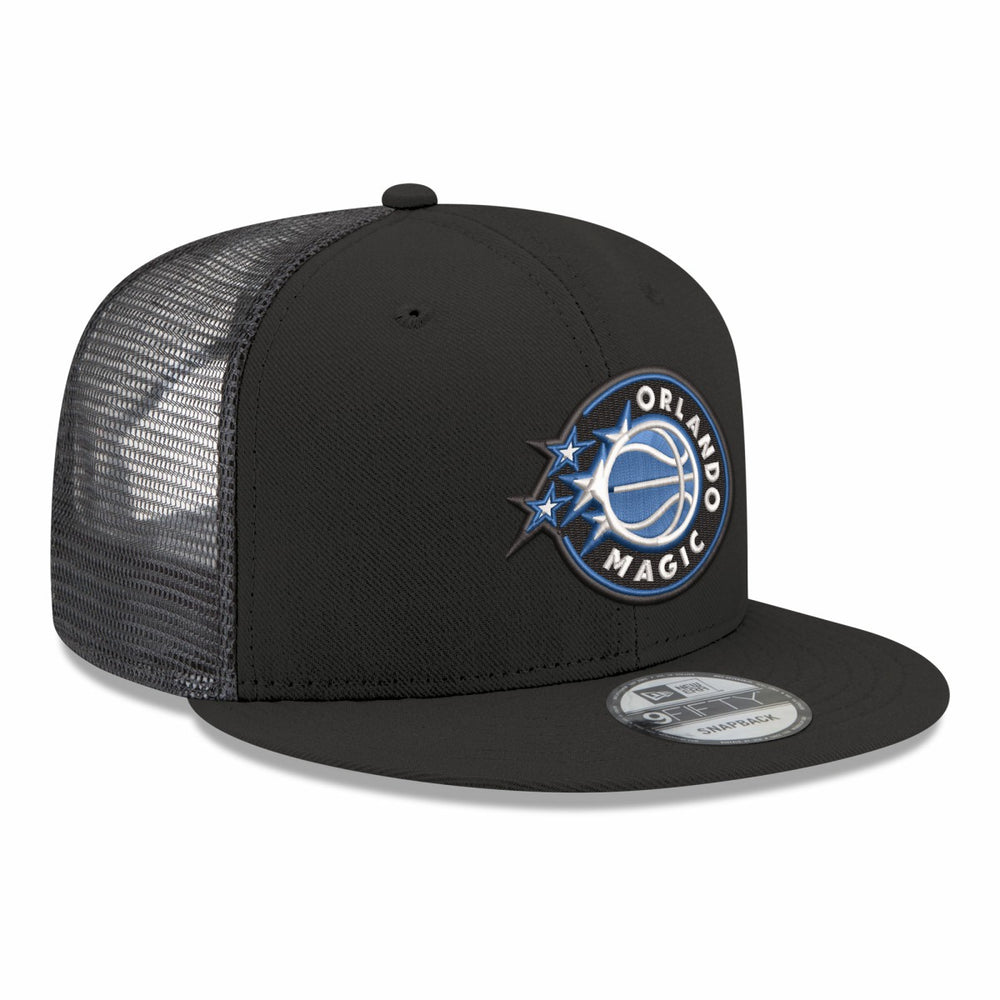 Orlando Magic Core Logo Meshback 9FIFTY Snapback Hat Black - New Era