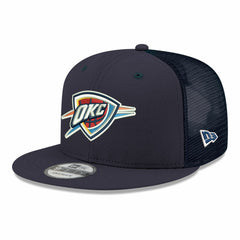 Oklahoma City Thunder Core Logo Meshback 9FIFTY Snapback Hat Navy - New Era