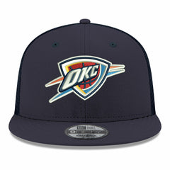 Oklahoma City Thunder Core Logo Meshback 9FIFTY Snapback Hat Navy - New Era