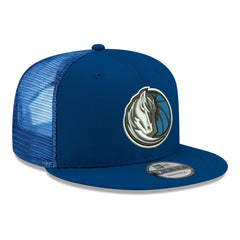 Dallas Mavericks Core Logo Meshback 9FIFTY Snapback Hat Navy - New Era