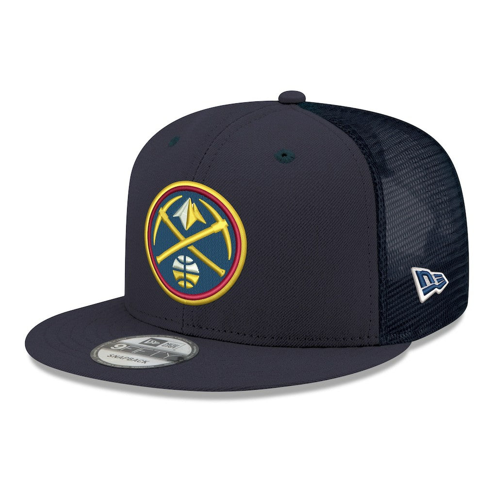 Denver Nuggets Core Logo Meshback 9FIFTY Snapback Hat Navy - New Era