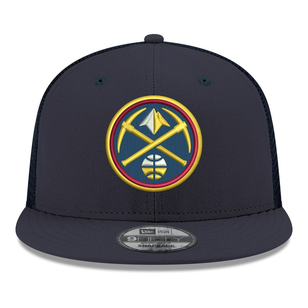 Denver Nuggets Core Logo Meshback 9FIFTY Snapback Hat Navy - New Era