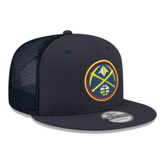 Denver Nuggets Core Logo Meshback 9FIFTY Snapback Hat Navy - New Era