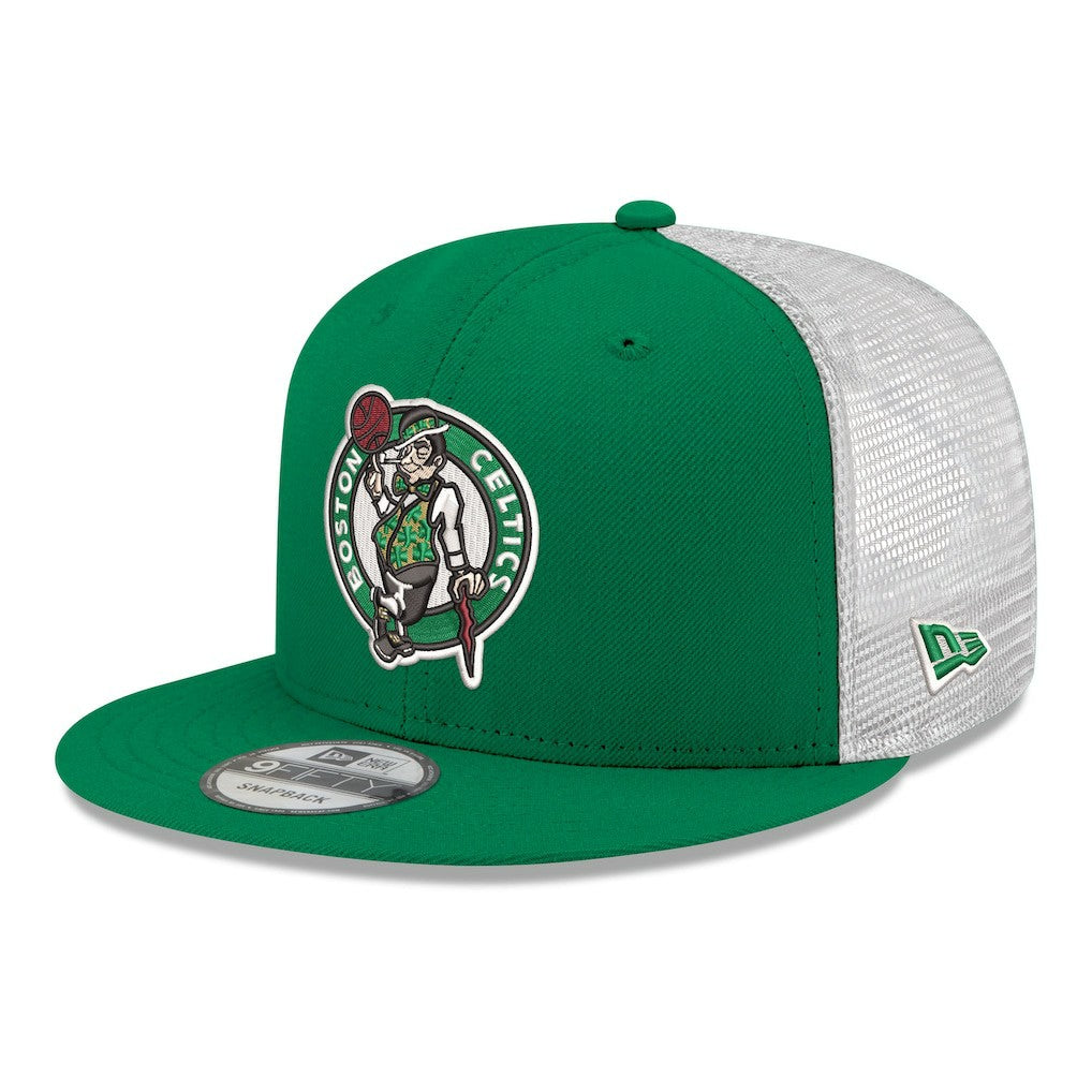 Boston Celtics Core Logo Meshback 9FIFTY Snapback Hat Kelly Green - New Era outlet