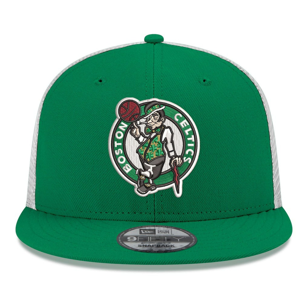 Boston Celtics Core Logo Meshback 9FIFTY Snapback Hat Kelly Green - New Era outlet
