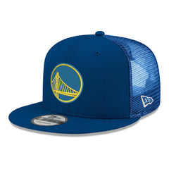 Golden State Warriors Core Logo Meshback 9FIFTY Snapback Hat Royal - New Era