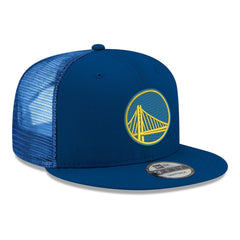 Golden State Warriors Core Logo Meshback 9FIFTY Snapback Hat Royal - New Era