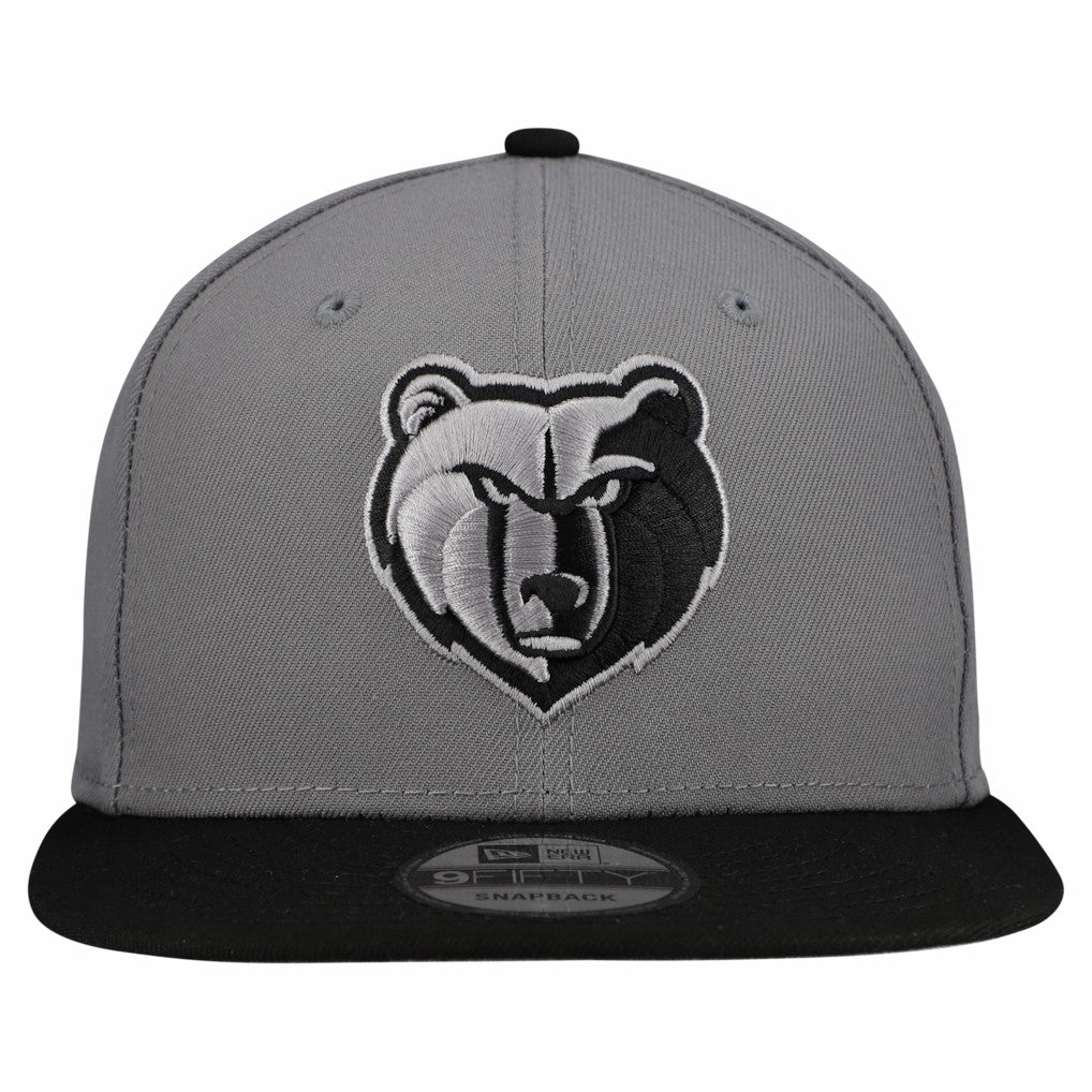 Memphis Grizzlies Core Logo Storm Gray Two-Tone 9FIFTY Snapback Hat Gray - New Era