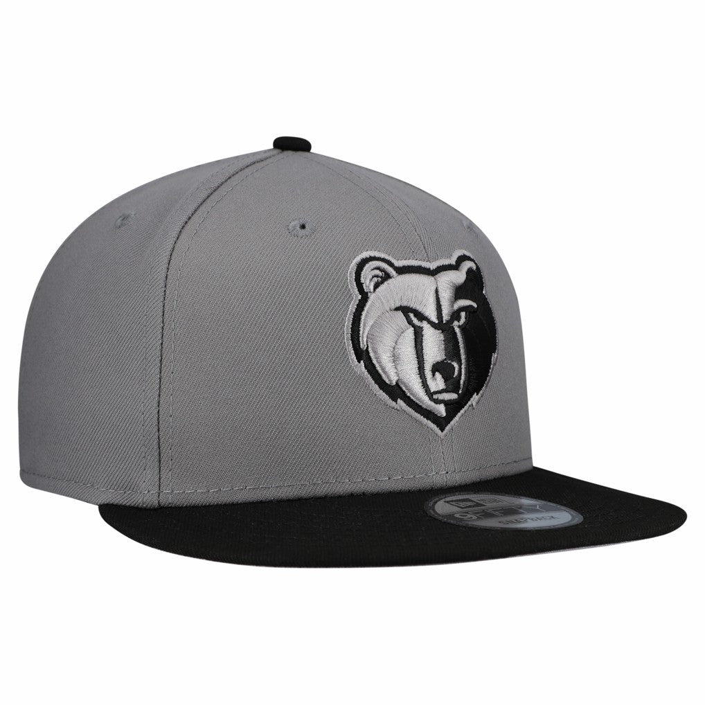 Memphis Grizzlies Core Logo Storm Gray Two-Tone 9FIFTY Snapback Hat Gray - New Era