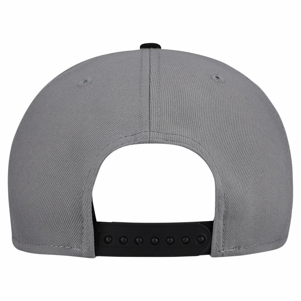 Miami Heat Core Logo Storm Gray Two-Tone 9FIFTY Snapback Hat Gray - New Era