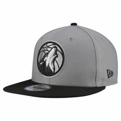 Minnesota Timberwolves Core Logo Storm Gray Two-Tone 9FIFTY Snapback Hat Gray - New Era