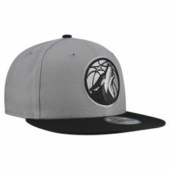 Minnesota Timberwolves Core Logo Storm Gray Two-Tone 9FIFTY Snapback Hat Gray - New Era