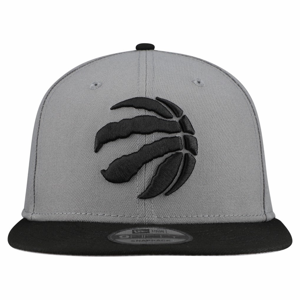 Toronto Raptors Core Logo Storm Gray Two-Tone 9FIFTY Snapback Hat Gray - New Era