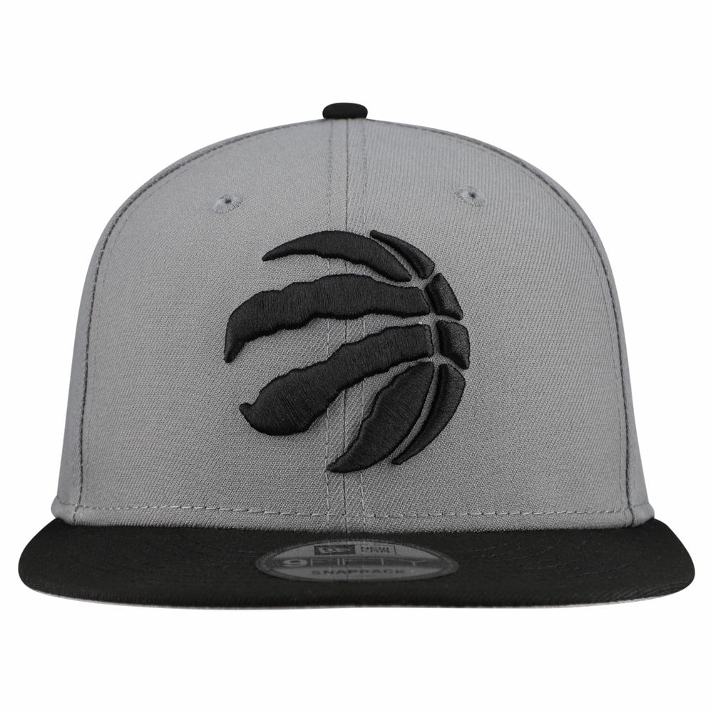 Toronto Raptors Core Logo Storm Gray Two-Tone 9FIFTY Snapback Hat Gray - New Era