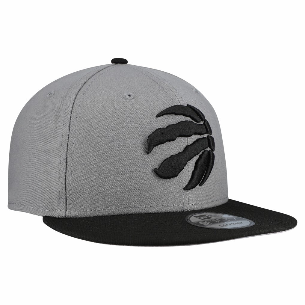 Toronto Raptors Core Logo Storm Gray Two-Tone 9FIFTY Snapback Hat Gray - New Era