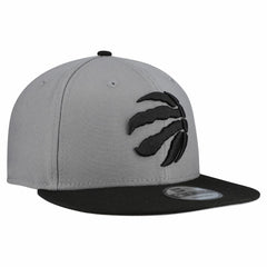 Toronto Raptors Core Logo Storm Gray Two-Tone 9FIFTY Snapback Hat Gray - New Era