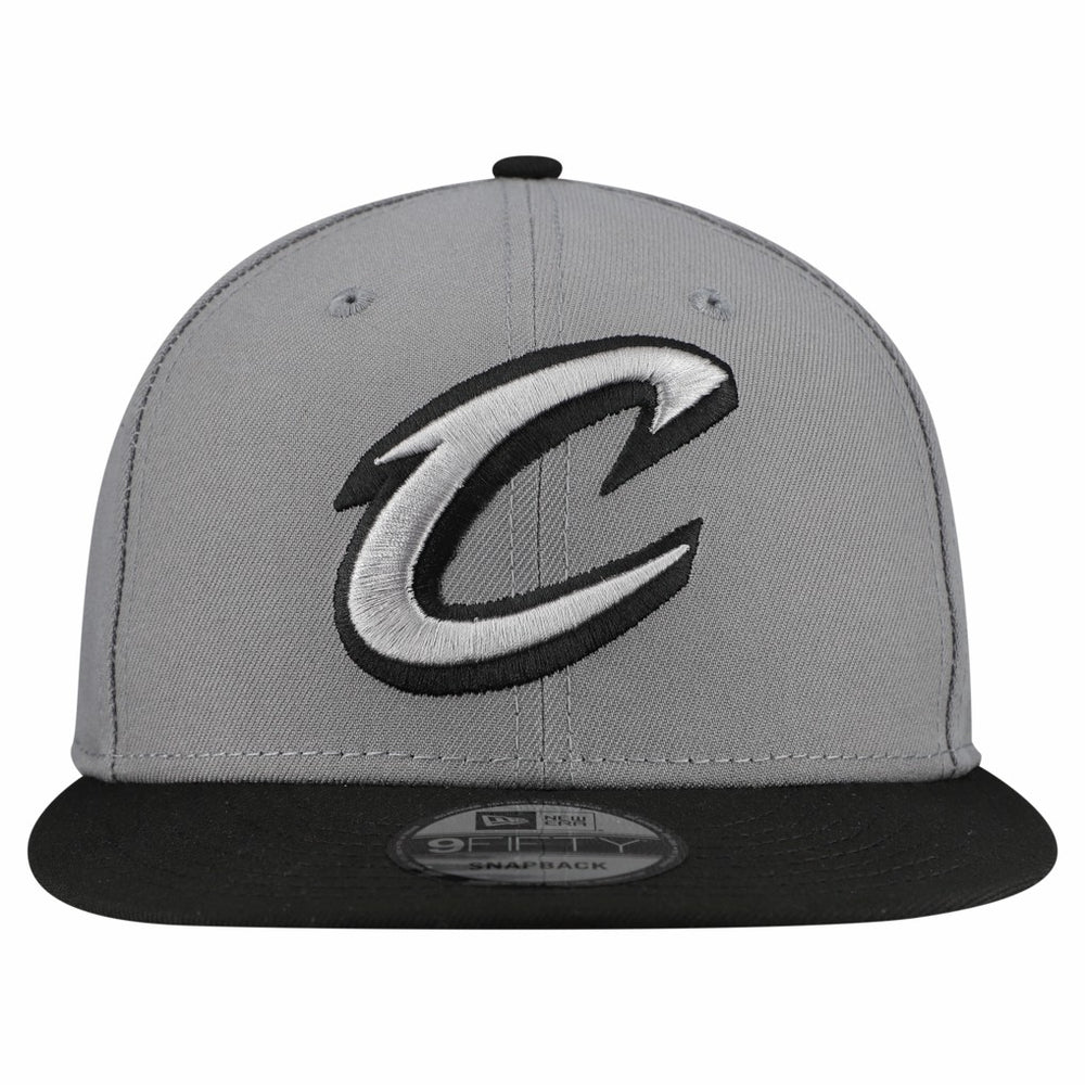 Cleveland Cavaliers Core Logo Storm Gray Two-Tone 9FIFTY Snapback Hat Gray - New Era