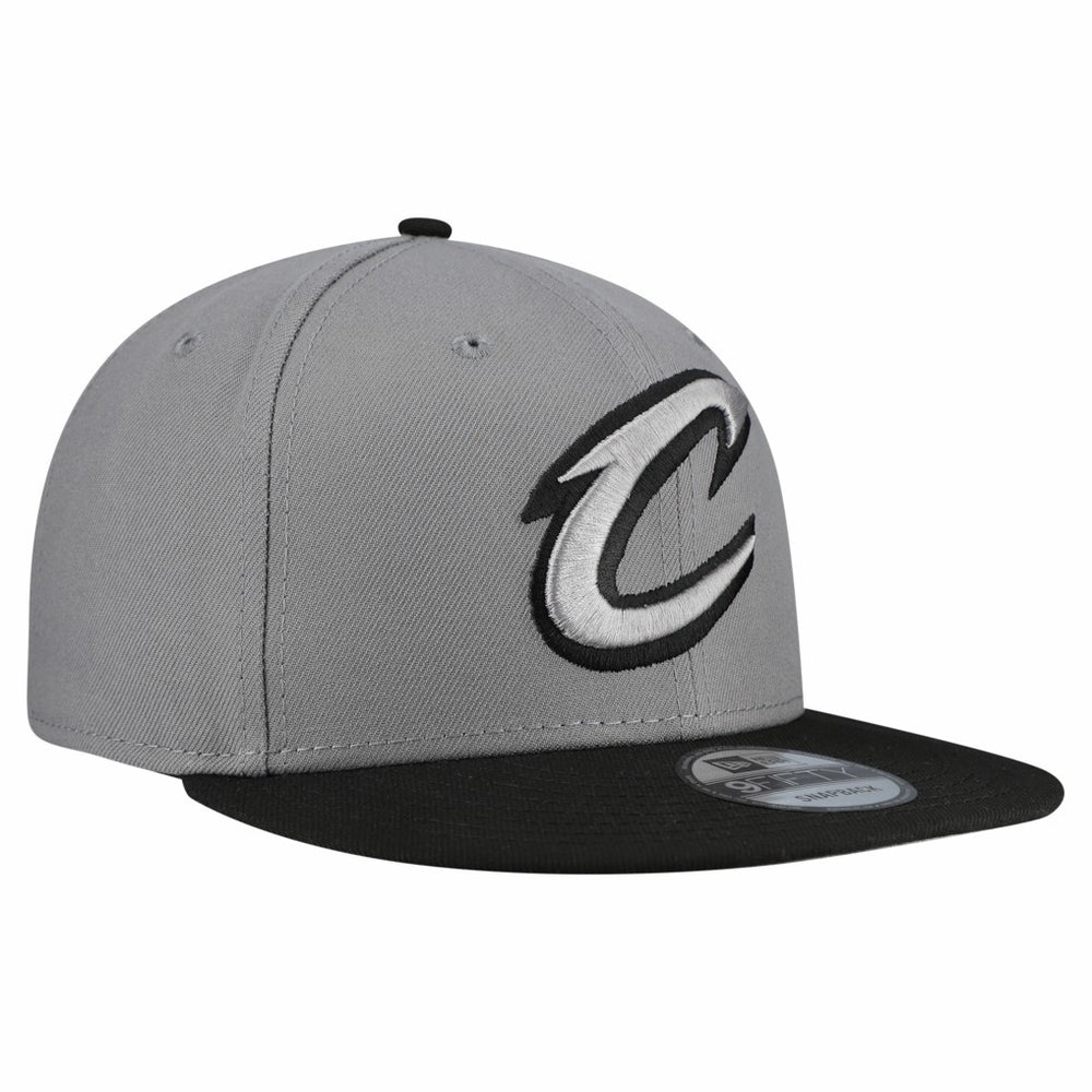 Cleveland Cavaliers Core Logo Storm Gray Two-Tone 9FIFTY Snapback Hat Gray - New Era