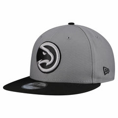 Atlanta Hawks Core Logo Storm Gray Two-Tone 9FIFTY Snapback Hat Gray - New Era