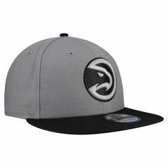 Atlanta Hawks Core Logo Storm Gray Two-Tone 9FIFTY Snapback Hat Gray - New Era