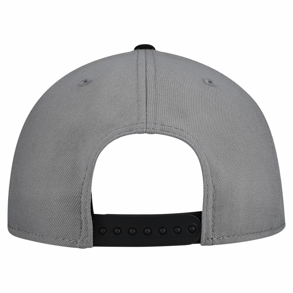 Chicago Bulls Core Logo Storm Gray Two-Tone 9FIFTY Snapback Hat Gray - New Era